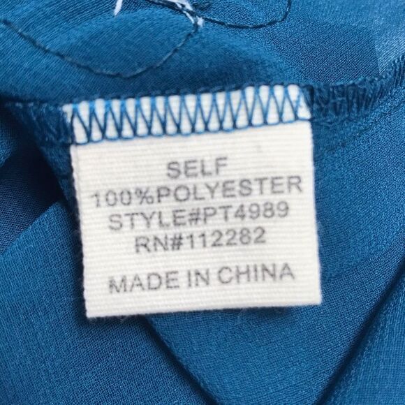 chandi & lia Sleeveless Sheer Embroidered Top - Picture 5 of 6